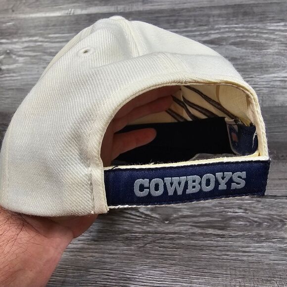 Dallas Cowboys Hat Annco Men's Adjustable White NFL Star Design - Picture 3 of 6